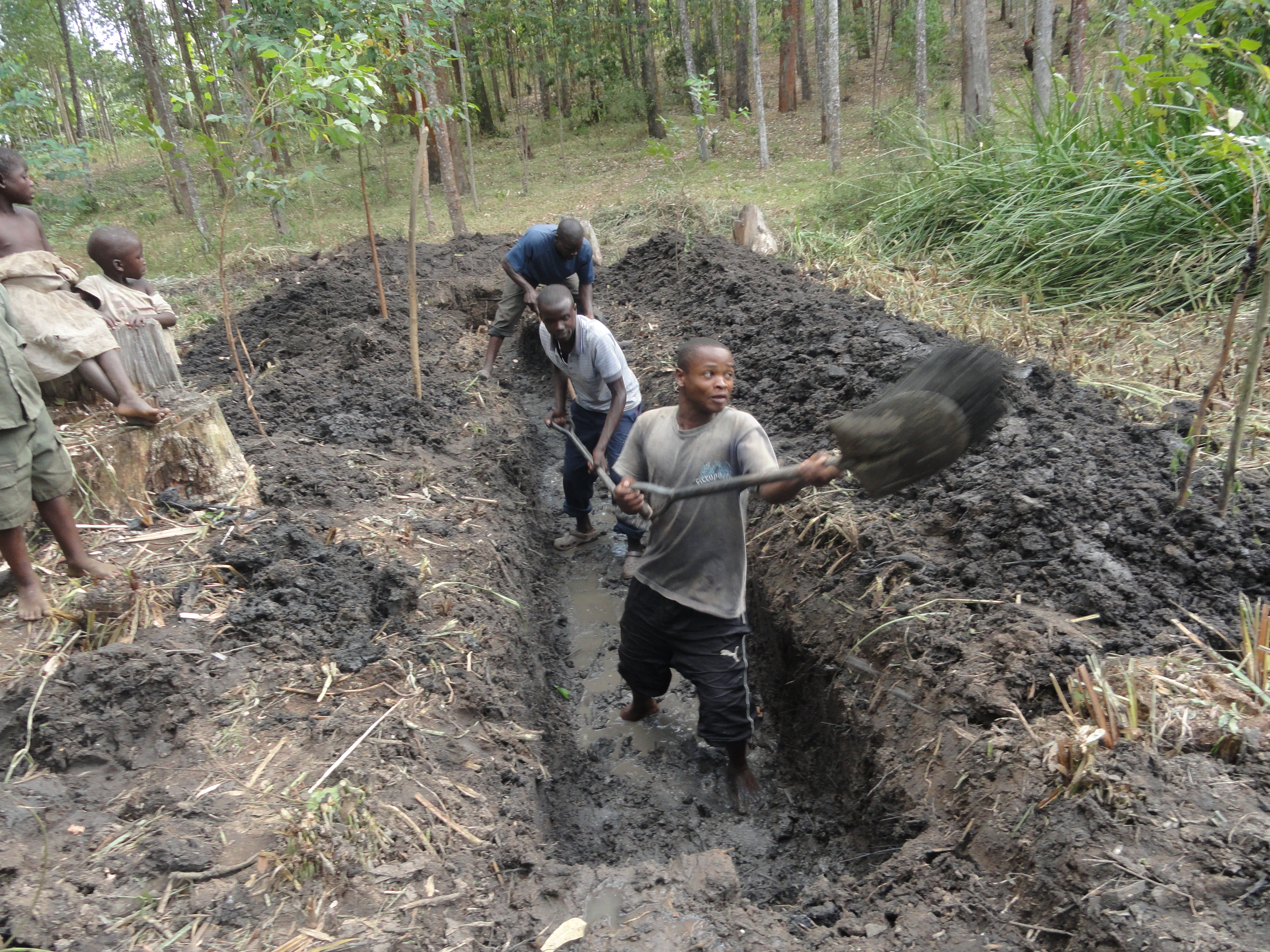 Works begins to provide water