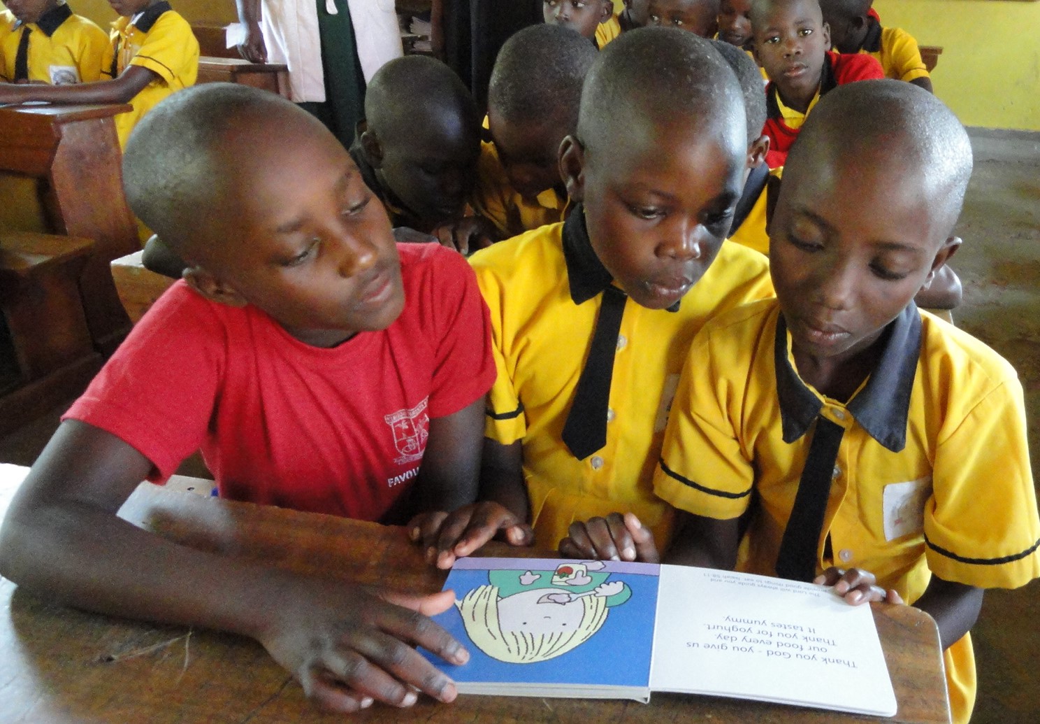 Enjoying Donated Books