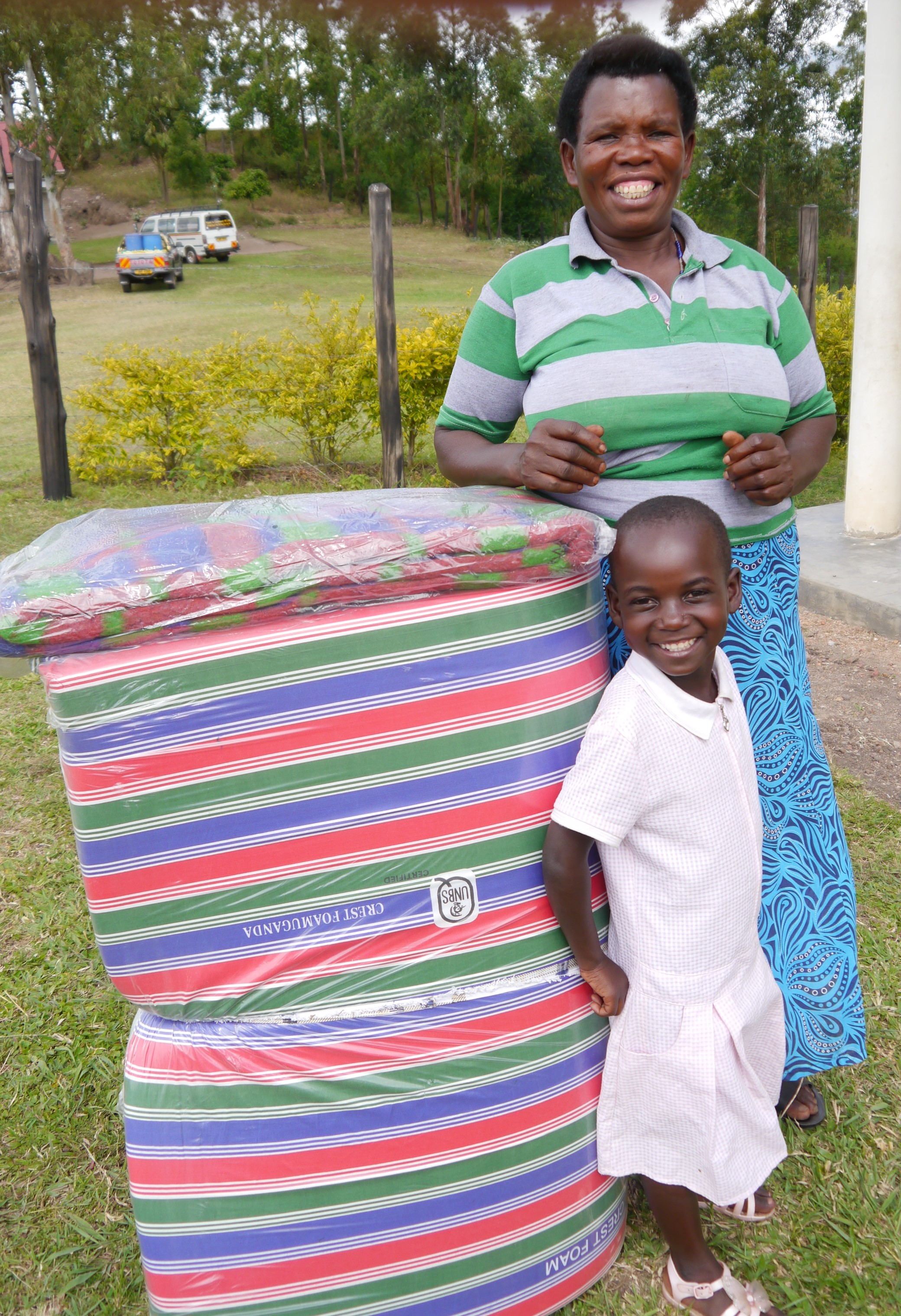 Receiving a mattress & Blanket