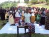 Graduation-Receiving a Sewing Machine